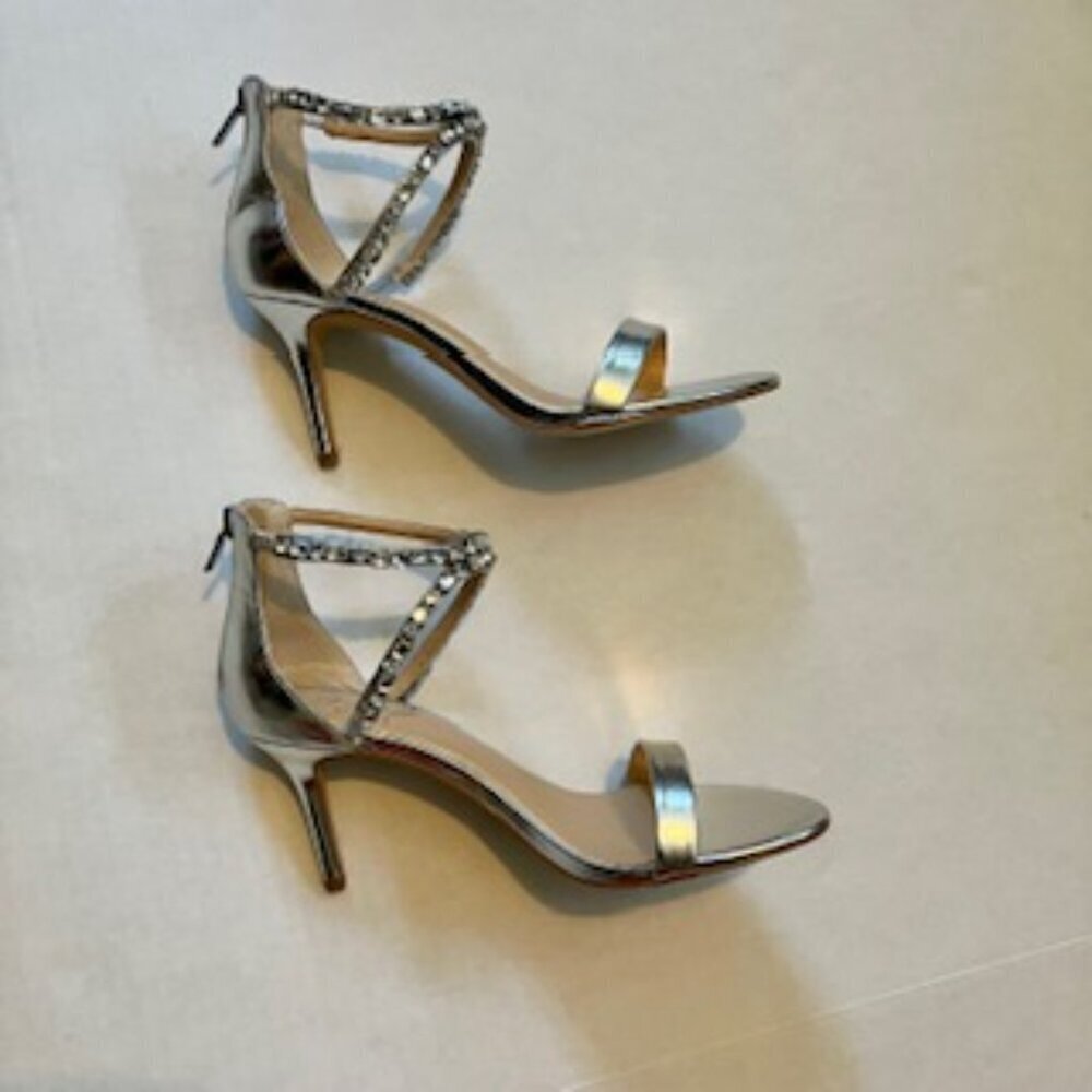 Jewel Badgley Mischka Celine Embellished Sandal by  Size 7.5 - Picture 2 of 12